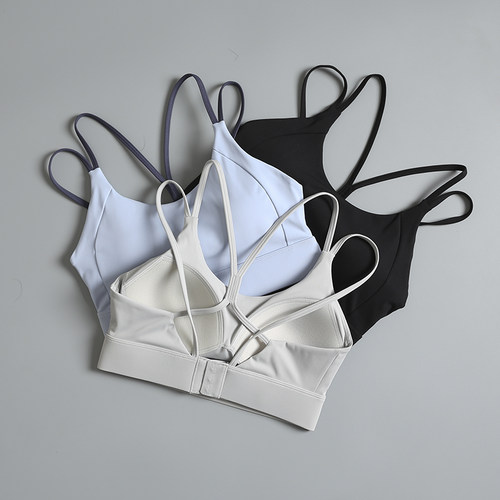 细带美背运动内衣高强度健身文胸