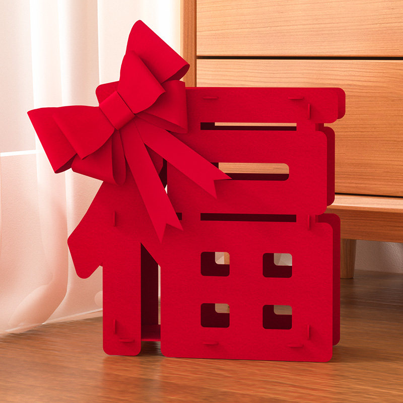 新年装饰品氛围布置场景春节过年立体福字摆件商场店铺橱窗2026年