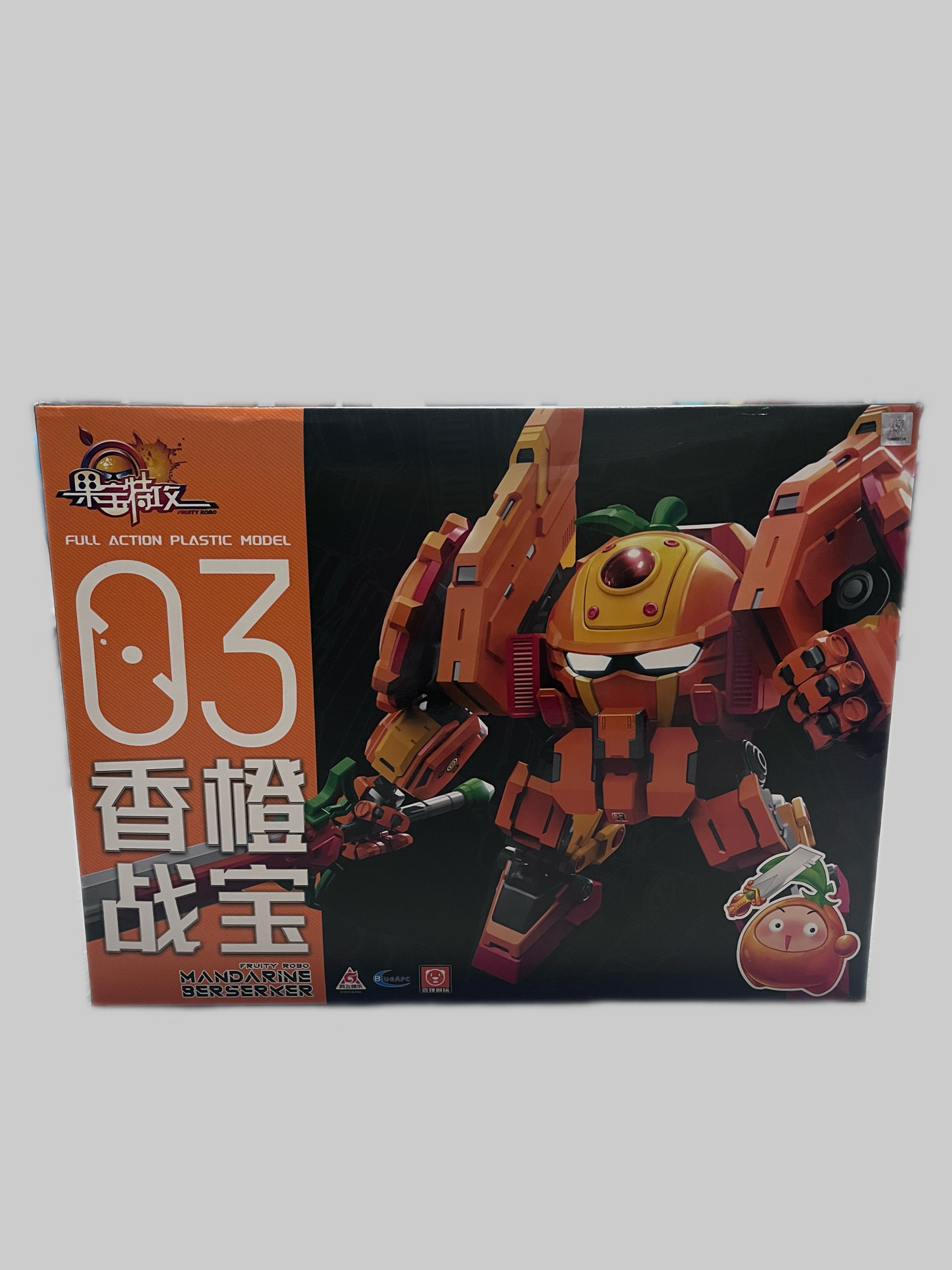 果宝特攻 香橙战宝 草莓战宝 国创机甲变形拼装模型