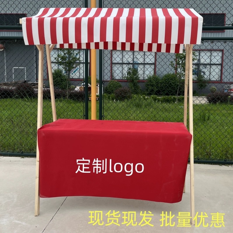 户外摊位展示架移动箱体夜市摆摊架活动棚售货车集市木质折叠花车