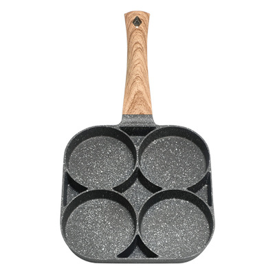 Home breakfast pan Multi-hole hamburger omelette non-stick