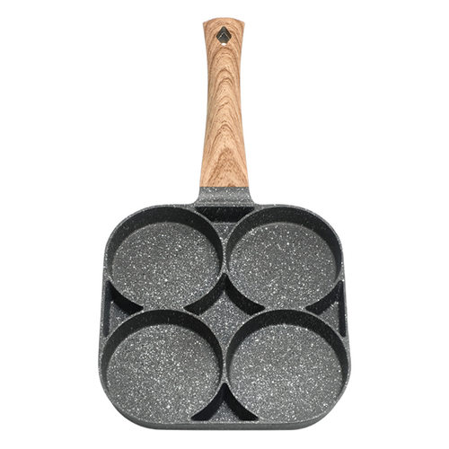 Home breakfast pan Multi-hole hamburger omelette non-stick