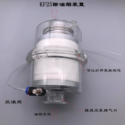 真空泵装置分离排气油雾过滤器