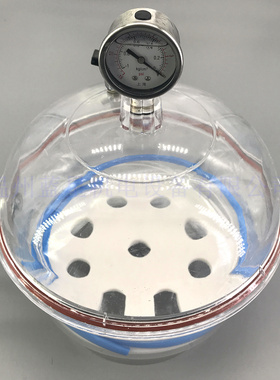 PC-3塑料真空干燥箱双抽阀压力表实验室脱泡机干燥器PC260