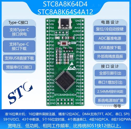 STC8单片机最小系统板STM32