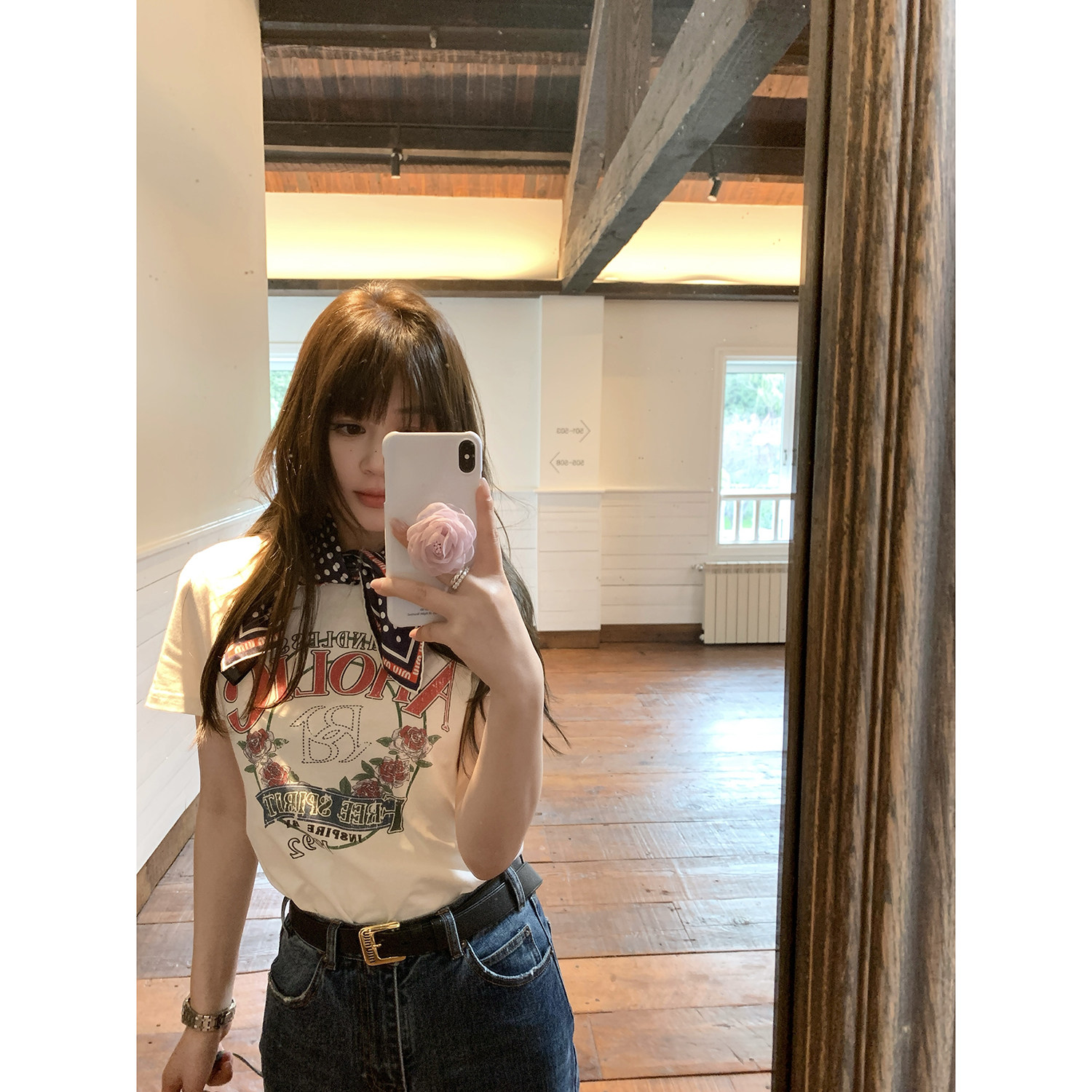 AHY Retro beauty100棉精致复古印花数码水印短袖T恤上衣女夏,女装/女士精品,T恤,淘宝优惠券,粉丝福利购,淘宝优惠卷