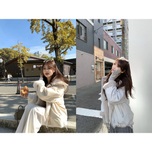 点击详情页跳转老链接有新颜色▁特氟龙环保毛毛两穿外套 AHY