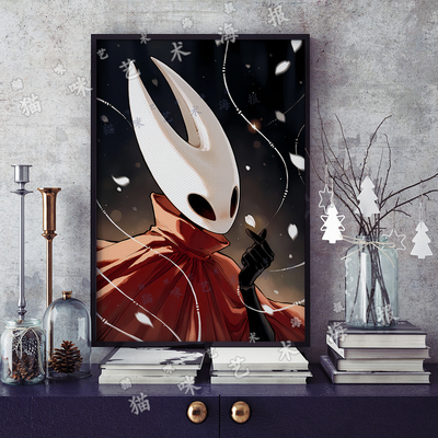 空洞骑士丝之歌游戏Hollow Knight: Silksong帆布打印海报装饰画