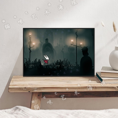 空洞骑士丝之歌游戏Hollow Knight: Silksong帆布打印海报装饰画