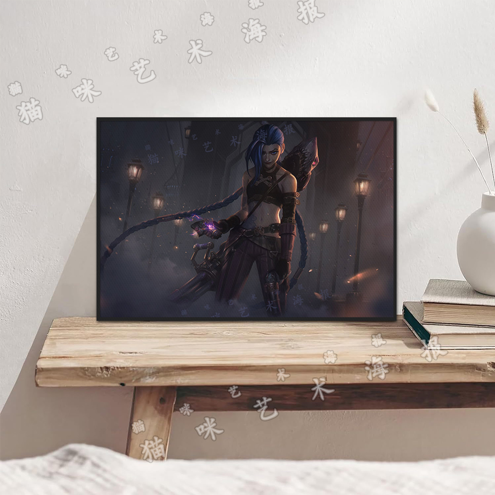 金克丝Jinx爆爆英雄联盟双城之战2Arcane Season 2电影海报游戏