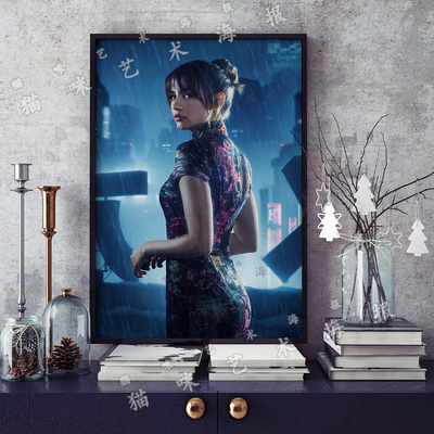 安娜Ana de Armas帆布打印金属框架海报装饰画家居游戏
