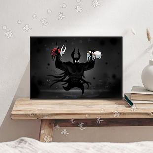 空洞骑士丝之歌游戏Hollow Knight: Silksong帆布打印海报装饰画