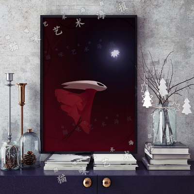空洞骑士丝之歌游戏Hollow Knight: Silksong帆布打印海报装饰画