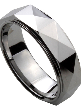 男士钨金戒指指环限量钨钢刻字