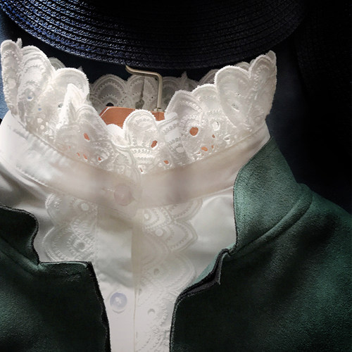 刺绣花边韩版棉质百搭假领