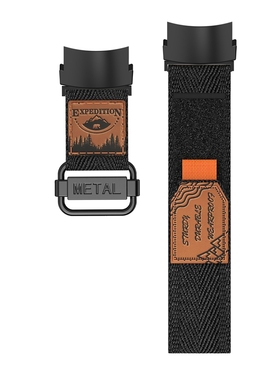 适用颂拓SUUNTO山雄元素Elementum Terra魔术贴回环编织尼龙表带