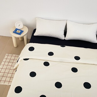 熊猫点点 原创插画60支新疆长绒棉被套被罩100棉纯棉单件被单舒服