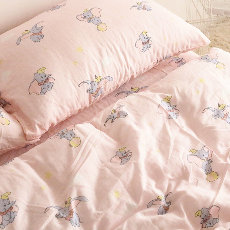 DeeDee !Pink Small elephant girl lovely Cotton double-deck Gauze pure cotton sheet Quilt cover Bed cover Customizedin the Bedclothes , Quilt  category - from Buy2taobao.com to provide professional Taobao agent buy service