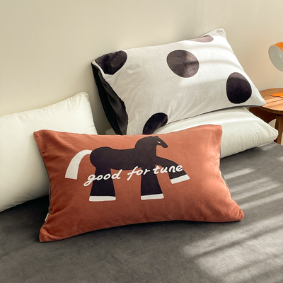 2026马福福本命马年奶油绒枕套