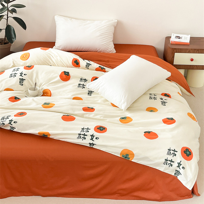 原创好寓意插画设计全棉被套