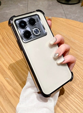 适用传音Infinix  HOT60/HOT60i 四角防摔手机壳传音Infinix HOT60 HOT50 闪粉壳男女通用款防摔保护套