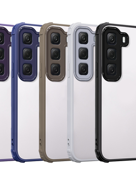 适用外贸传音Infinix HOT60 HOT60i TM四角护盾防摔手机壳传音HOT60PRO HOT60PRO+软边二合一保护套批 发