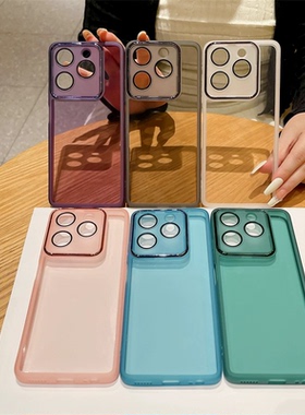 适用外贸 红米Redmi Note15 5G  红米Note15Pro 自带镜头贴手机壳红米Note15Pro+ 防摔魅瞳壳潮牌保护套
