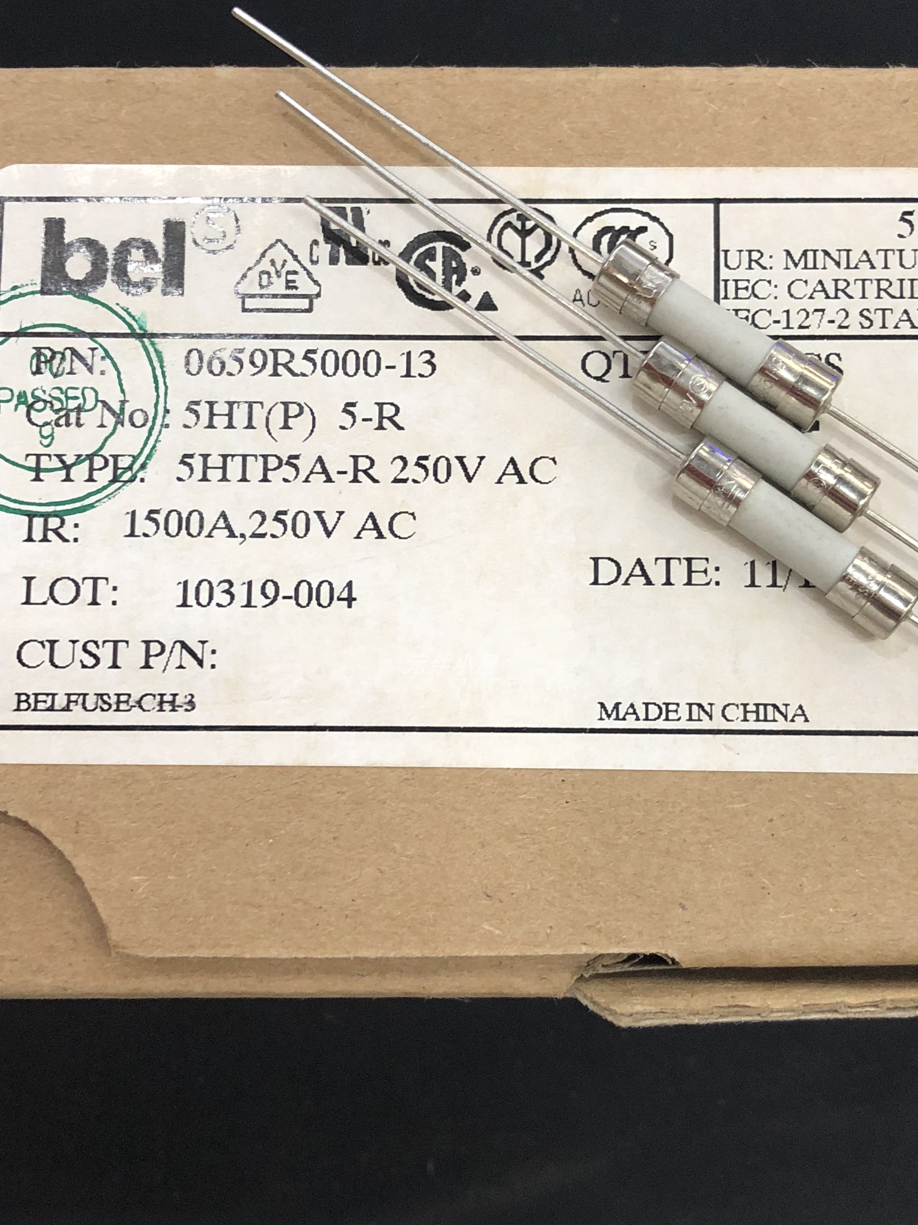 5HT 5-R【FUSE CERAMIC 5A 250VAC