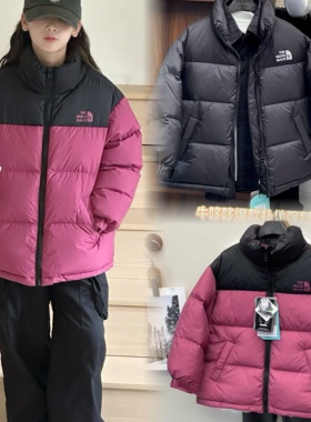 牛哆哆童装2025冬季新款男女童韩版拼色潮范轻便羽绒服外套35001