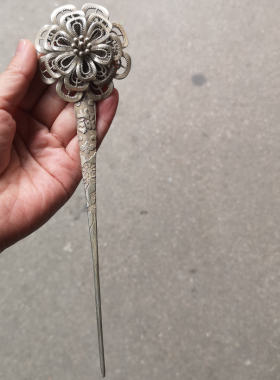 做旧镂空花开富贵福字影视道具