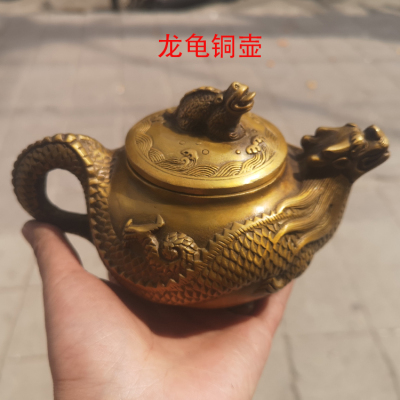 老物件茶壶乾隆仿古铜器