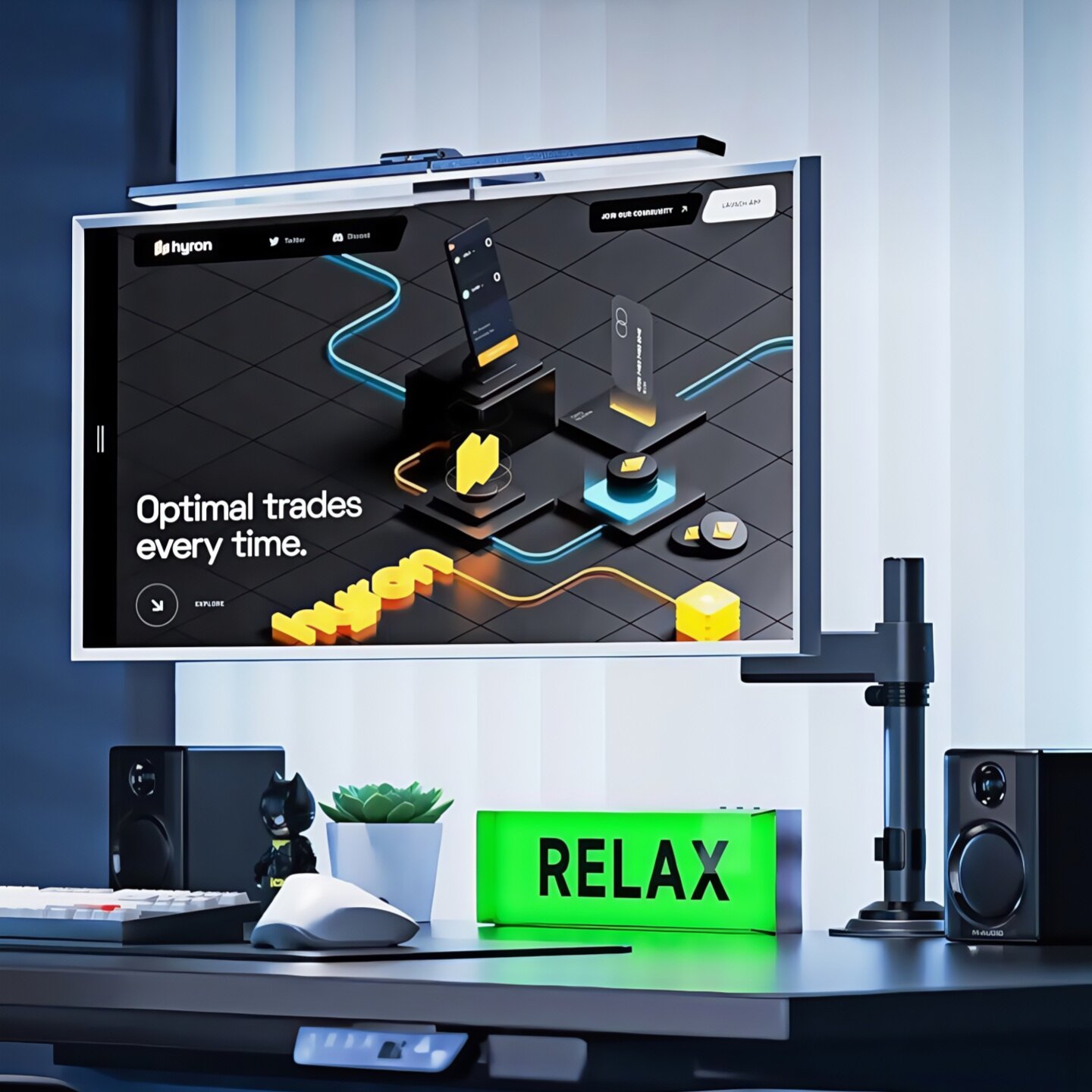 NB倒挂电脑显示器支架 机械臂 桌面悬空立柱升降伸缩托架