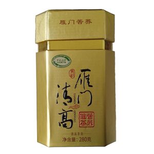 雁门苦荞茶280克 雁门清高苦荞健茶280G有机盒装 山西雁门苦荞茶