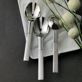 北欧精品餐具 大爱推荐 餐厨控必入 304不锈钢分餐叉沙拉叉公用叉