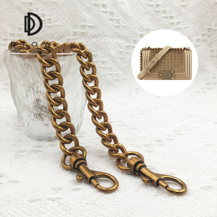 小香leboy包包链条配件单买复古金色肩带替换金属链子斜挎女包带