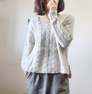 莫里麻花毛衣编织中文图解文字说明