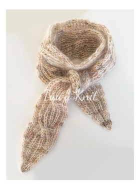 藤蔓围巾编织中文图解文字说明