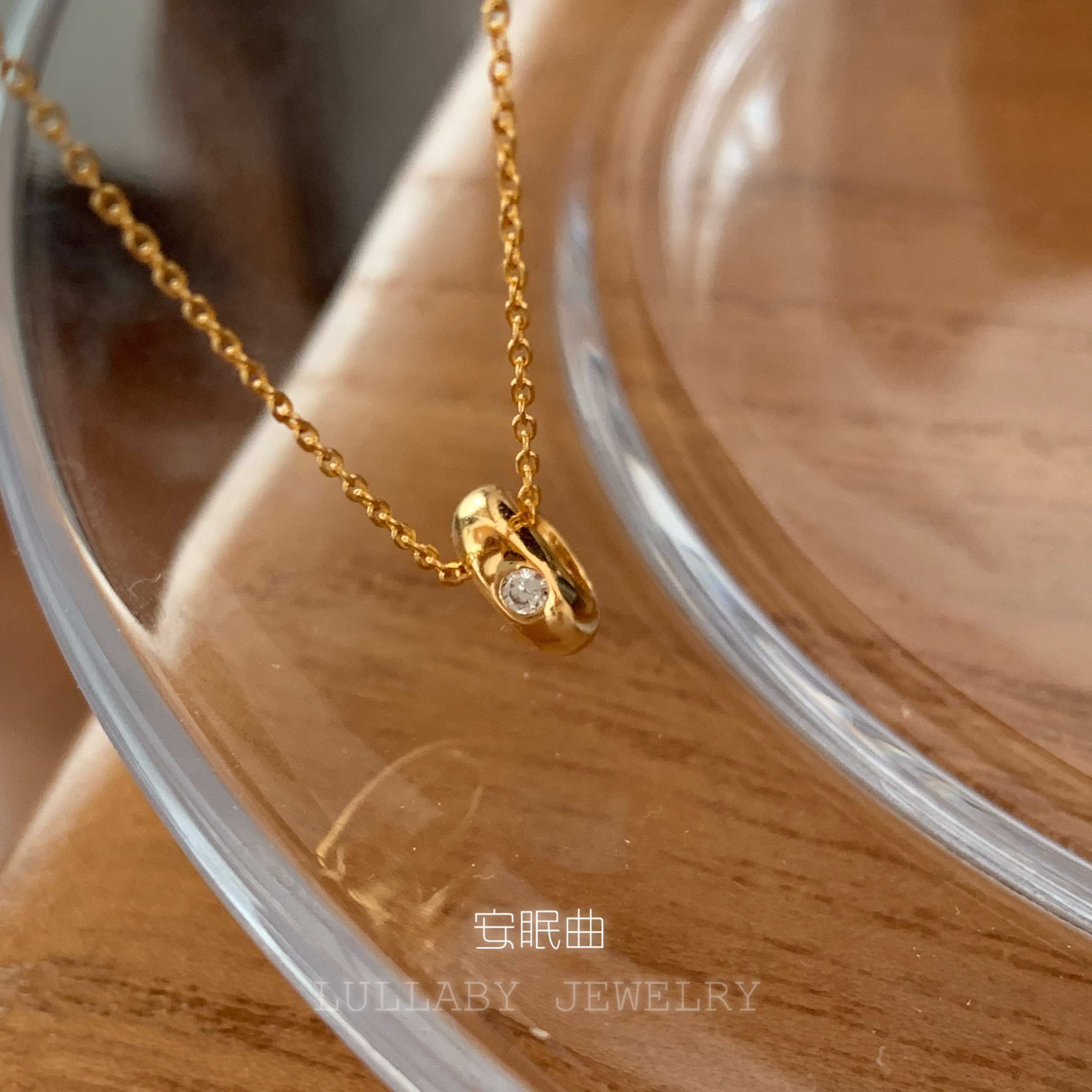 转好运～s925纯银转运珠项链女极简主义小众设计感锁骨链颈链送礼