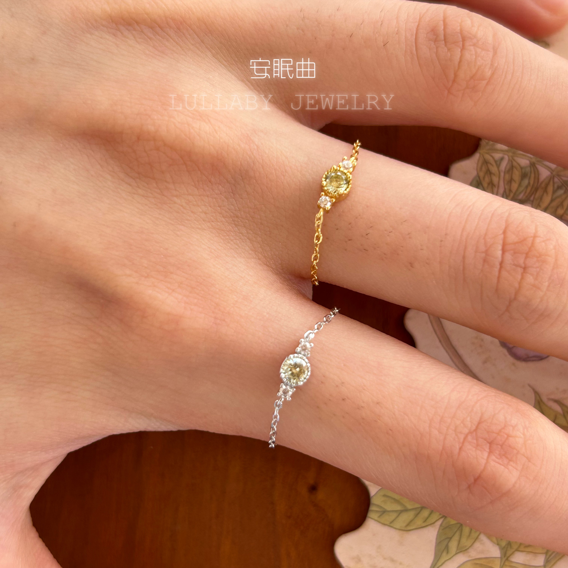 安眠曲s925纯银可调节小众戒指