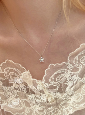 「银河星落」s925纯银星星项链