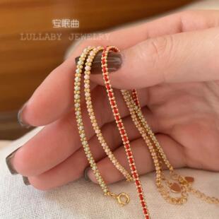 自留推荐！s925纯银本命年红绳手链小众设计感高级手绳串饰送闺蜜