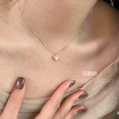 《海洋之心》s925纯银爱心项链