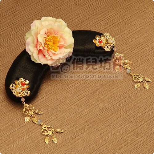 儿童古装头饰小公主满族清朝配饰