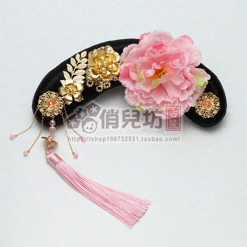 儿童古装清朝步步惊心头饰帽