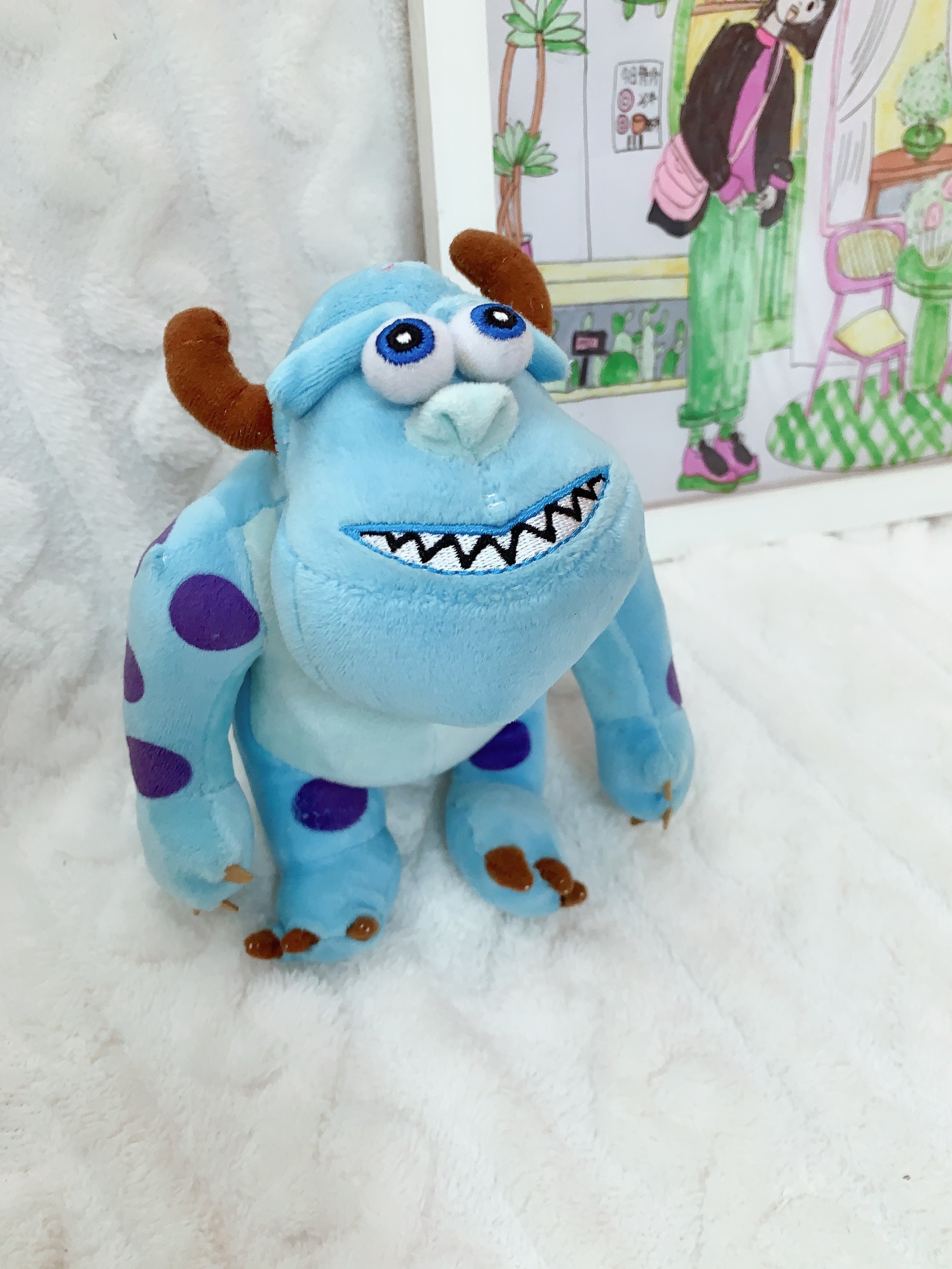 怪兽大学蓝毛怪苏利文毛绒玩具公仔娃娃全店满5件包邮