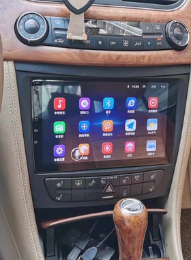 适用奔驰E系W211W219CLS中控安卓大屏导航全景倒车记录仪一体机