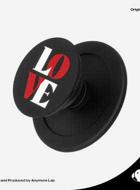 Anymore原创LOVE磁吸气囊手机支架立体浮雕神器适用苹果