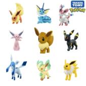 TOMY多美卡宝可梦正版 玩具仙子伊布家族MS公仔迷你手办MC摆件模型