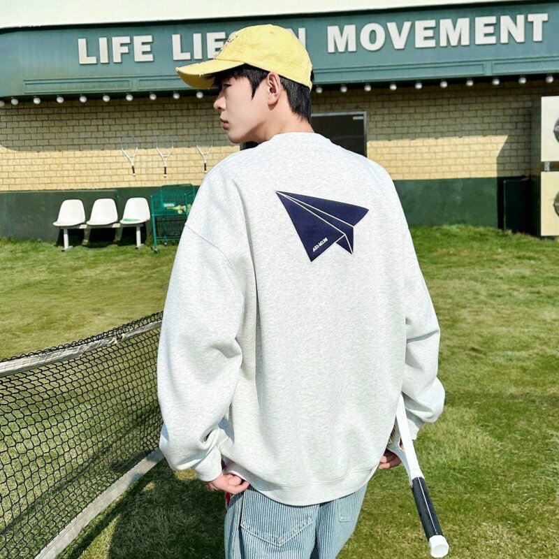 2026春款乔迪丹娜男大童圆领潮流印花卫衣青少年宽松休闲长袖T恤