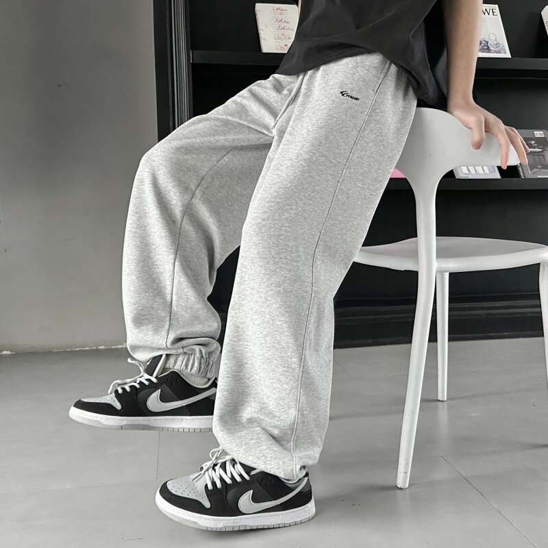 2026格林春款男大童针织束脚运动裤少年男孩学生宽松休闲卫裤简潮